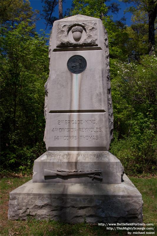 Monument 101st Indiana Infantry Regiment