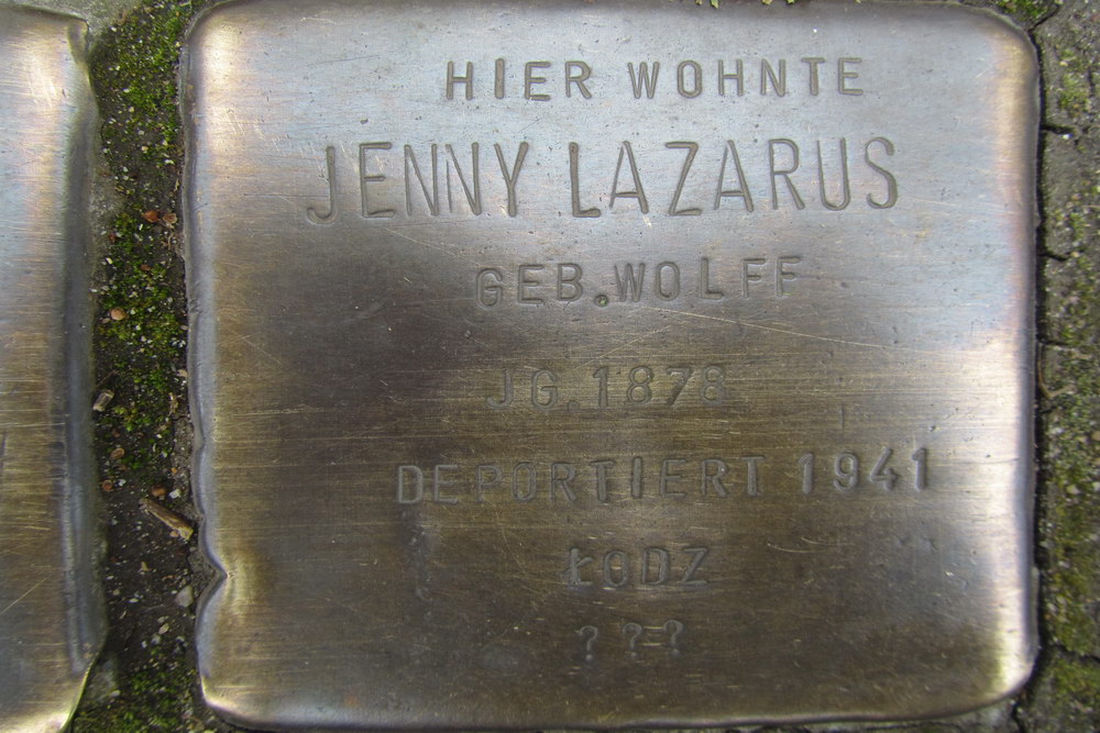 Stolpersteine Johannes-Mller-Strae 42 #3