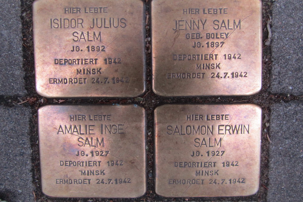 Stumbling Stones Moselstraße 44 #1
