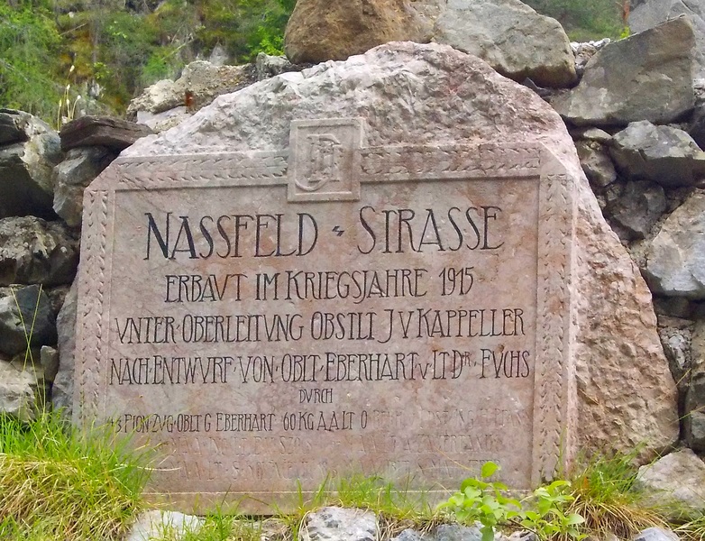 Monument Bouw Nassfeldpass #1