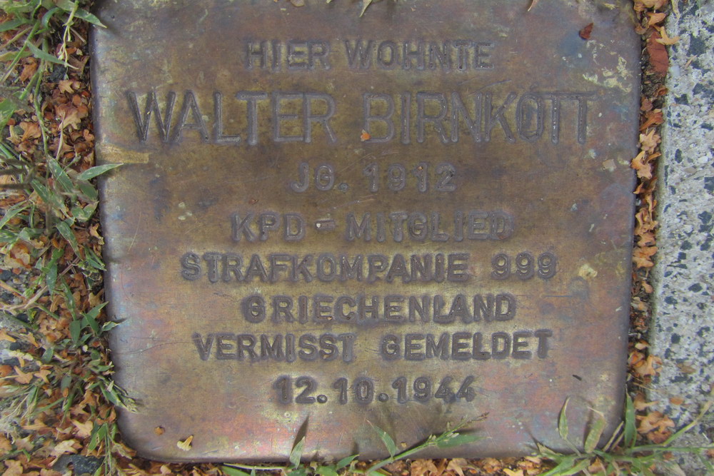 Stolperstein Hansenstrae 70 #2