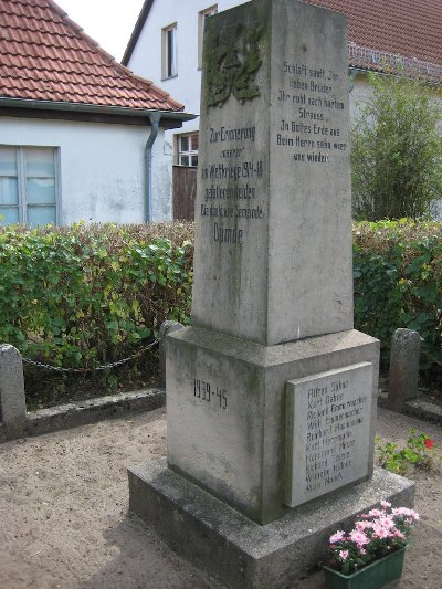 War Memorial Dümde #1