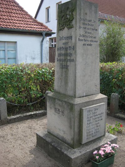 Oorlogsmonument Dmde