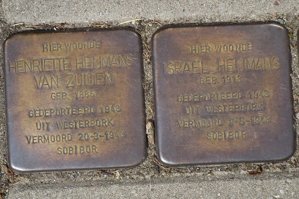 Stolpersteine Waldeckstraat 4 #2