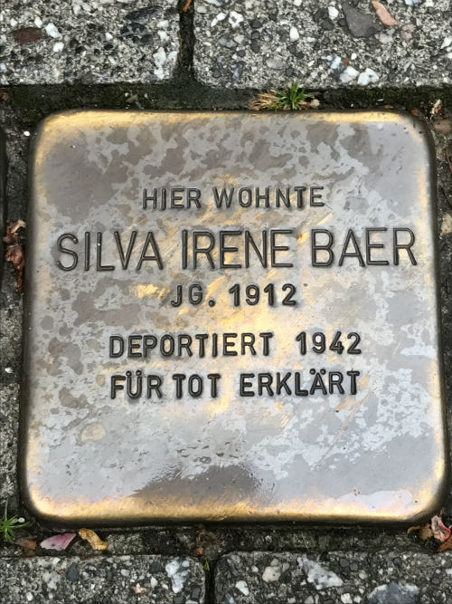 Stolpersteine Poststrae 10 #3