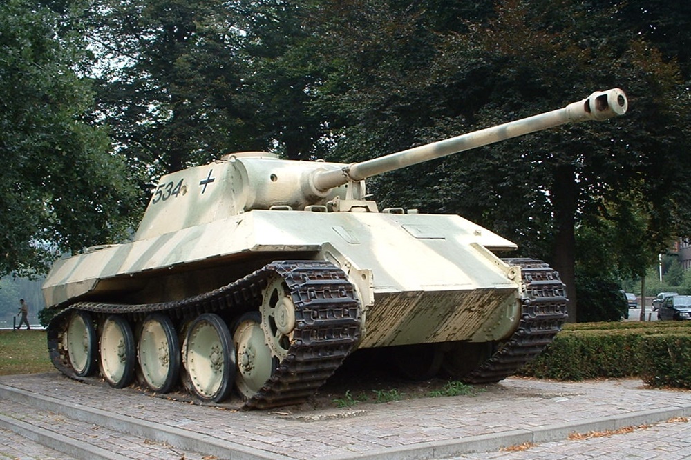 Preserved Panther tanks