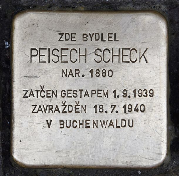 Stolpersteine Dobrovského 401/16 #1