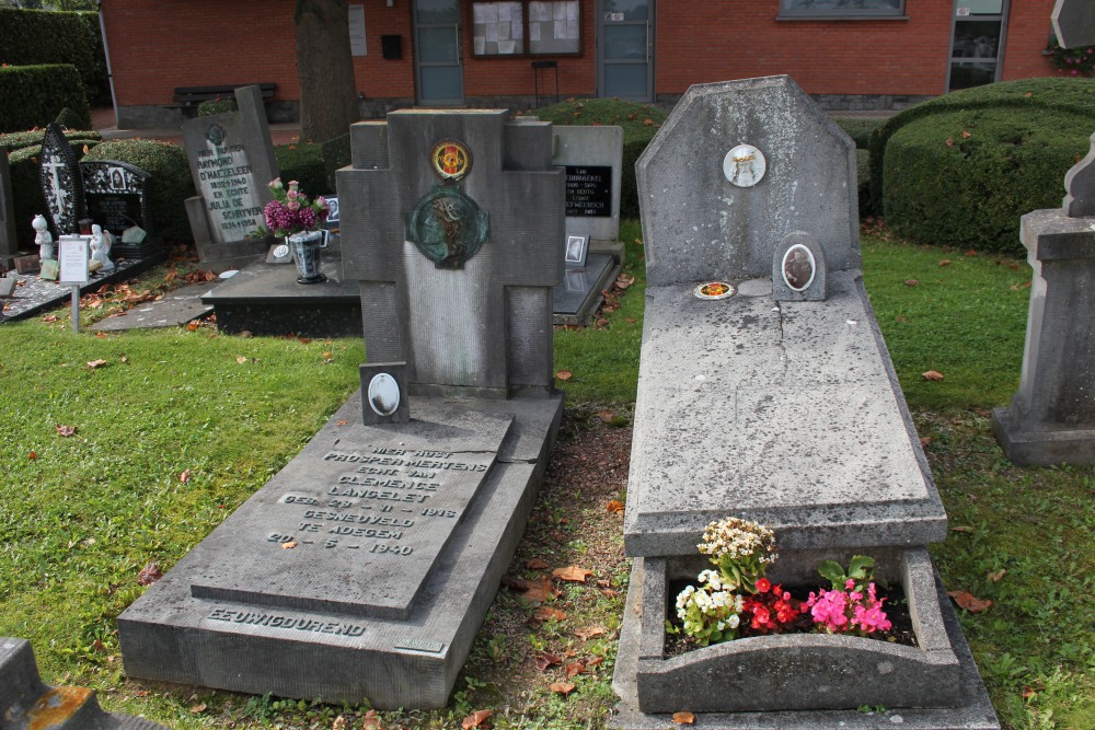 Belgische Oorlogsgraven Nieuwerkerke