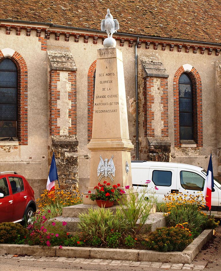 Oorlogsmonument Marchais-Beton