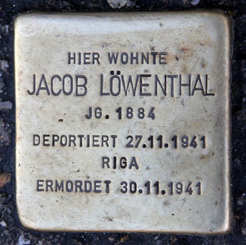 Stolpersteine Karl-Marx-Strae 76 #4