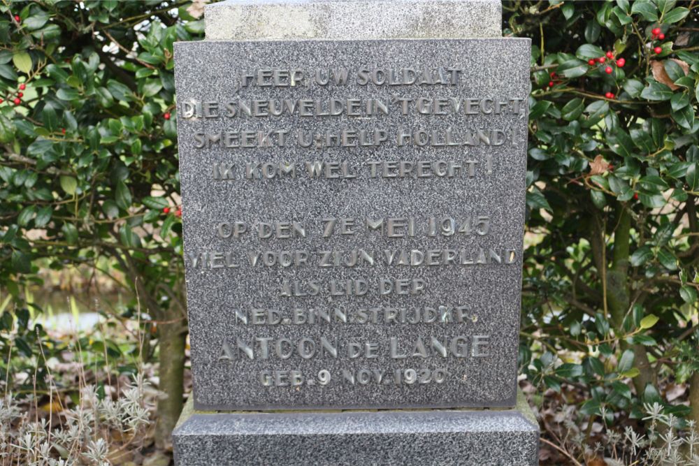 Monument Antoon de Lange Amstelveen #3