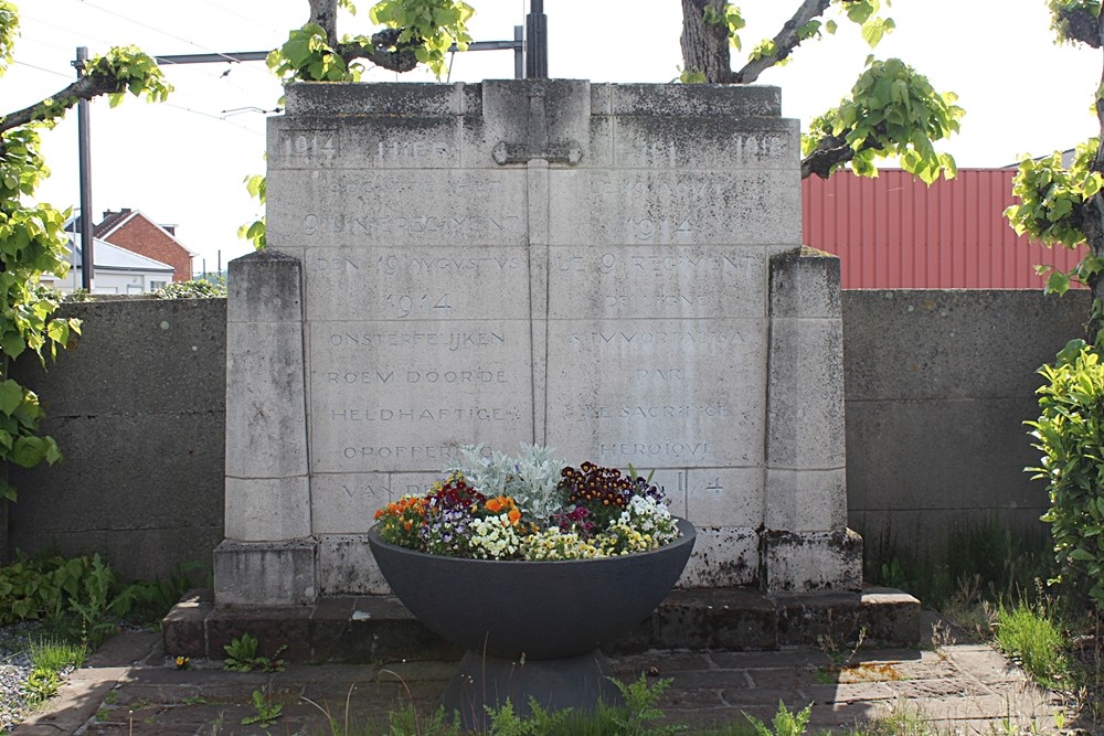 Memorial 9th Line Regiment Aarschot