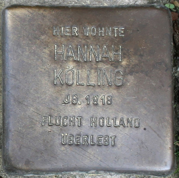 Stolpersteine Hsingstrae 1 #3