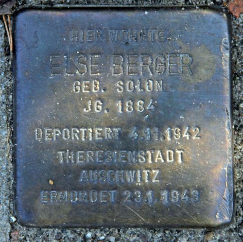 Stolperstein Stlpchenweg 7