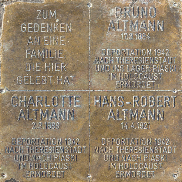 Remembrance Stone Radeckgasse 5