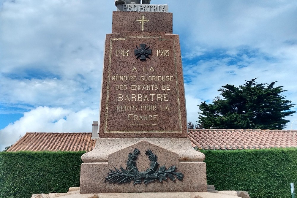Monument To The Fallen De Barbâtre #3