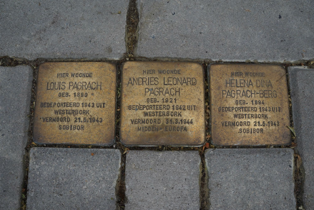 Stumbling Stones Burgemeester van de Borchstraat 15