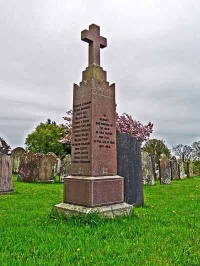 Oorlogsmonument Bowness on Solway