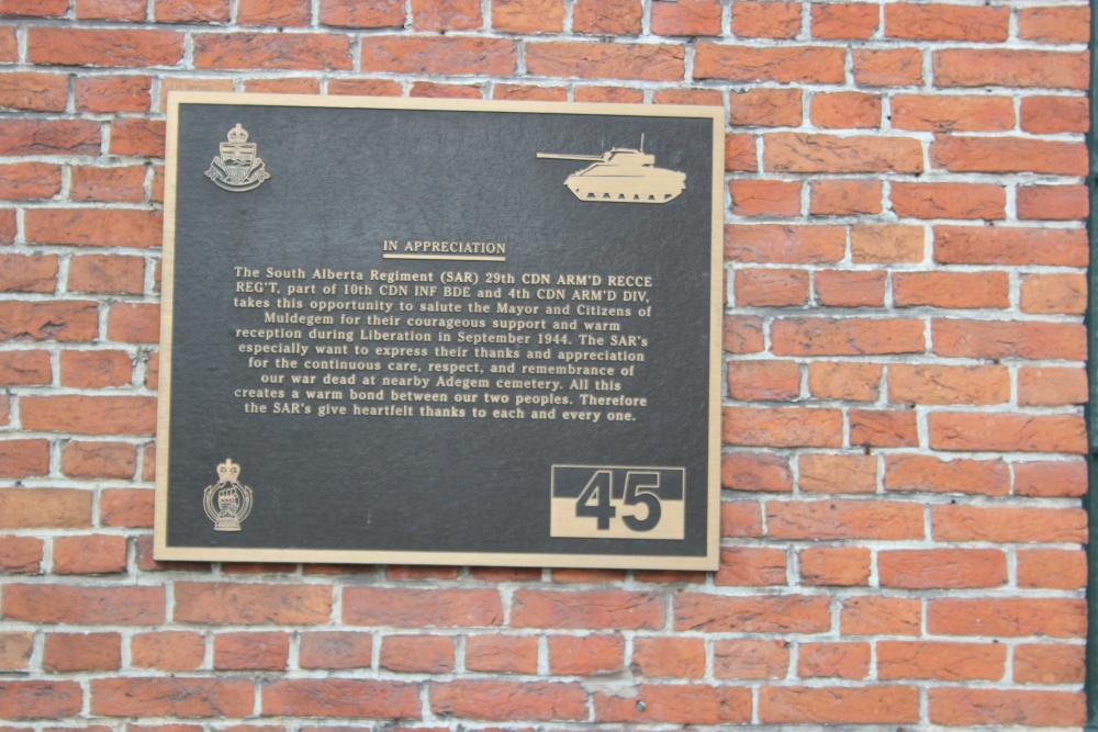Gedenkteken South Alberta Regiment #2