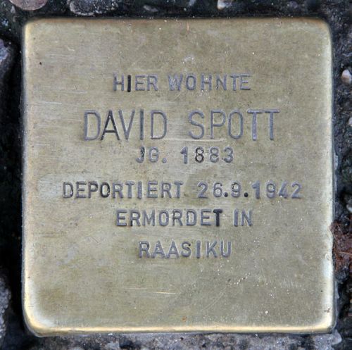 Stolperstein Karl-Marx-Straße 36
