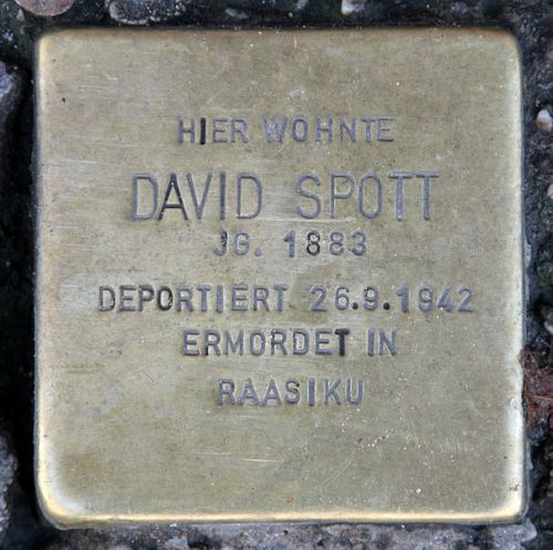 Stolperstein Karl-Marx-Strae 36