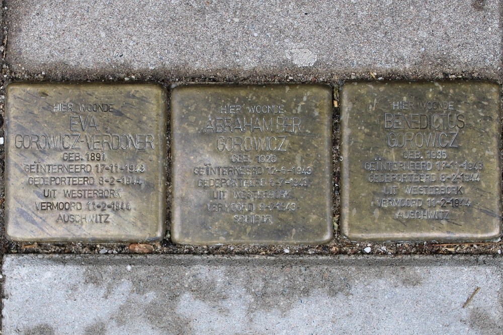 Stolpersteine Van Eeghenstraat 6 #1