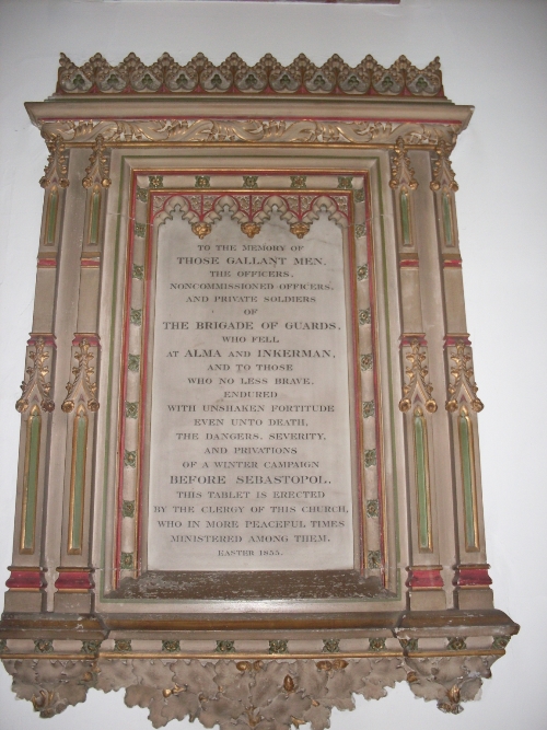 War Memorial Crimean War & Second Boer War Holy Trinity Church Windsor #2