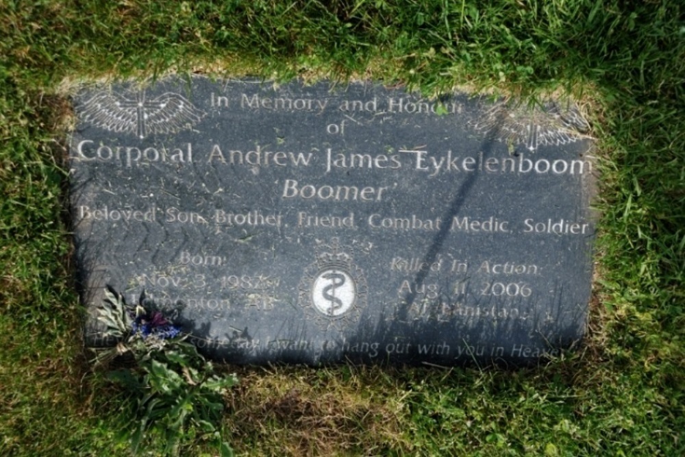 Canadian War Grave Courtenay Civic Cemetery