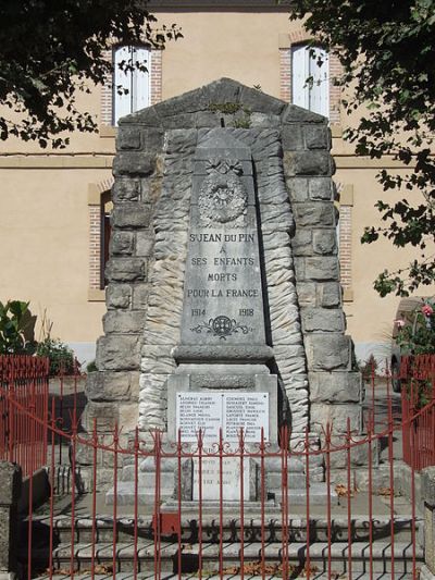 Oorlogsmonument Saint-Jean-du-Pin #1