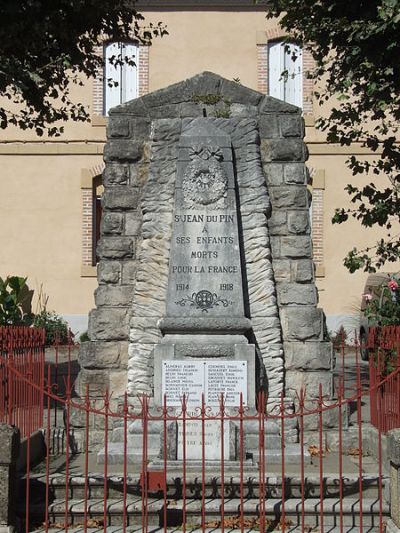 Oorlogsmonument Saint-Jean-du-Pin