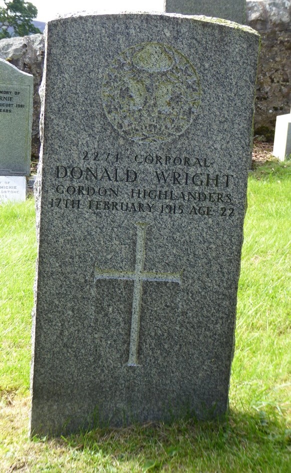 Oorlogsgraf van het Gemenebest Logie-Coldstone Parish Churchyard