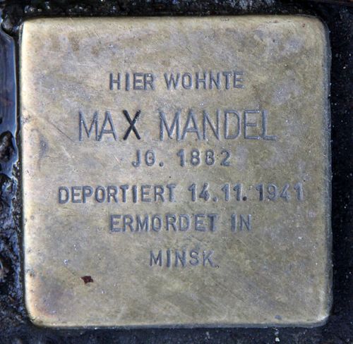 Stolpersteine Karl-Marx-Strae 56 #1