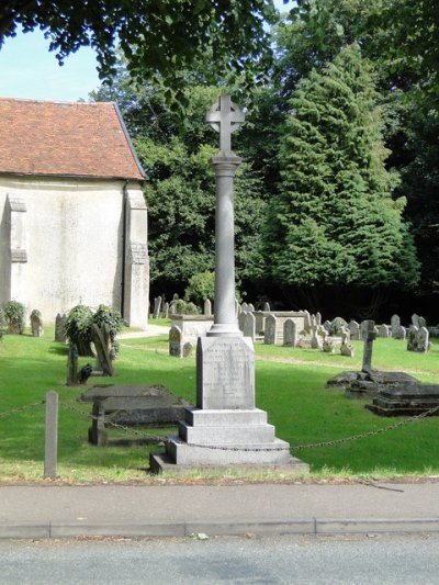 War Memorial Hintlesham