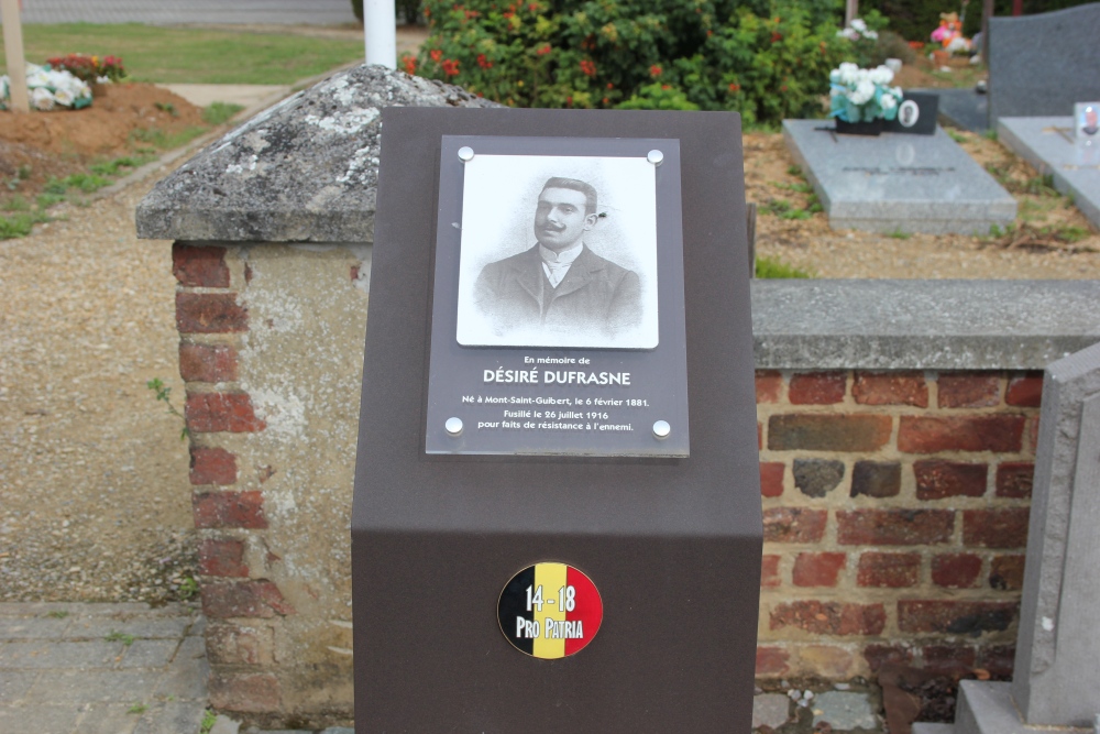 Memorial Executed Resistance Fighter Mont-Saint-Guibert #2