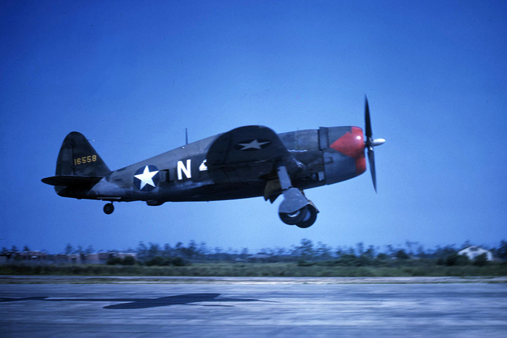Crashlocatie P-47C Thunderbolt 41-6587 #1