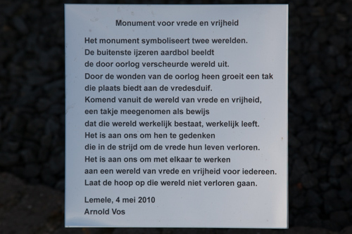 Monument voor Vrede en Vrijheid Lemele #2