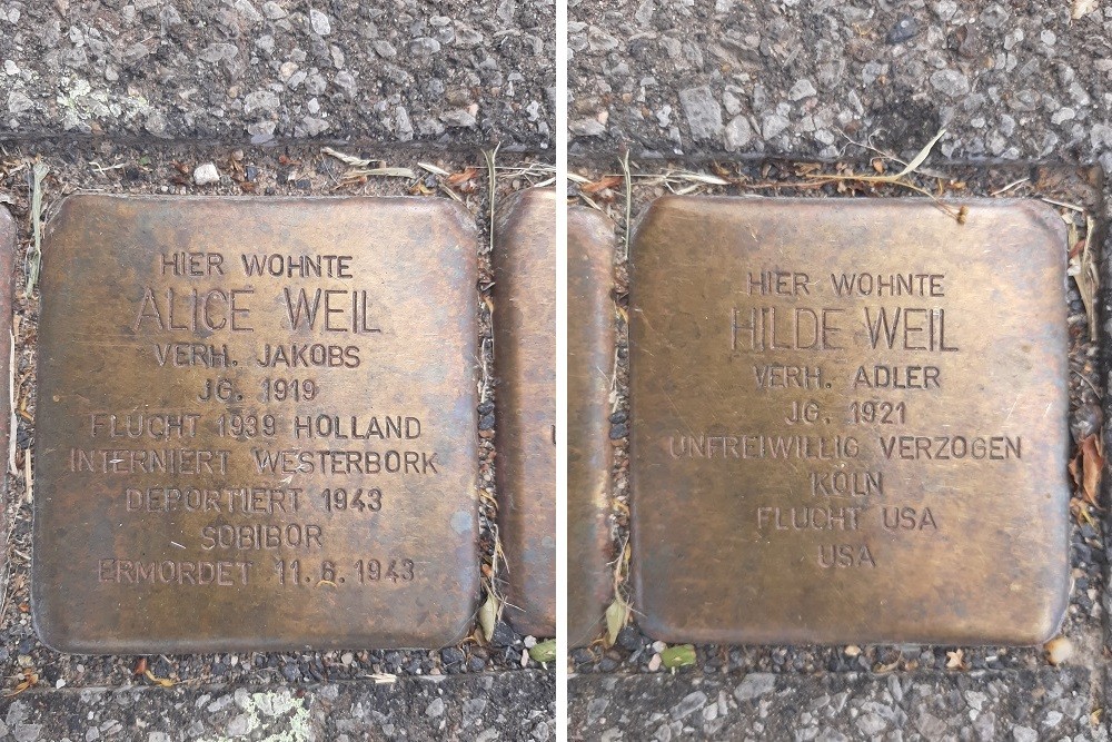 Stumbling Stones Neffeltalstraße 53 #3