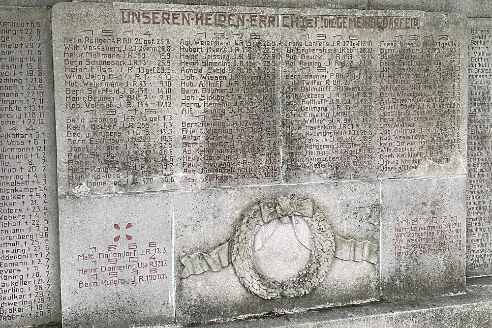 War Memorial Darfeld #3