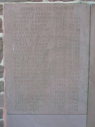 War Memorial Densborn #2