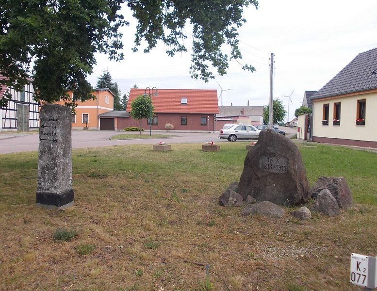 Remembrance Stone 100th Anniversary Battle of Leipzig