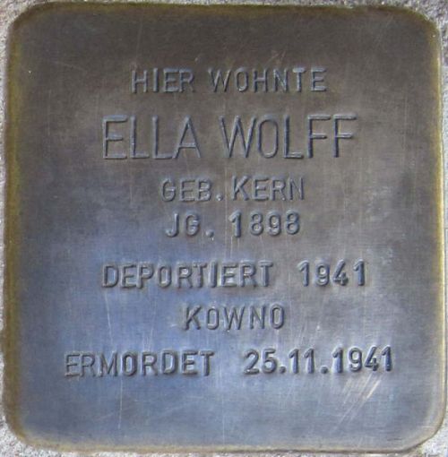 Stolpersteine Hauptstrae 30