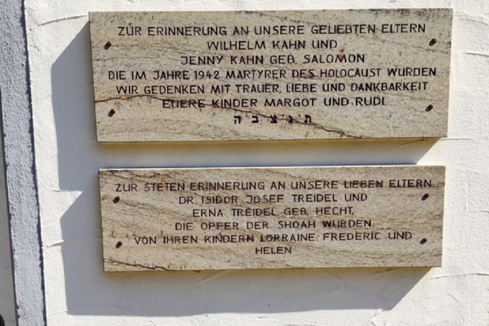 Gedenktekens Holocaust Slachtoffers Synagoge Koblenz #1