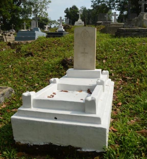 Commonwealth War Grave Bukit Serindit Christian Cemetery #1