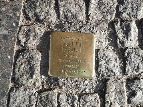 Stolperstein Warschauer Strae 60 #1