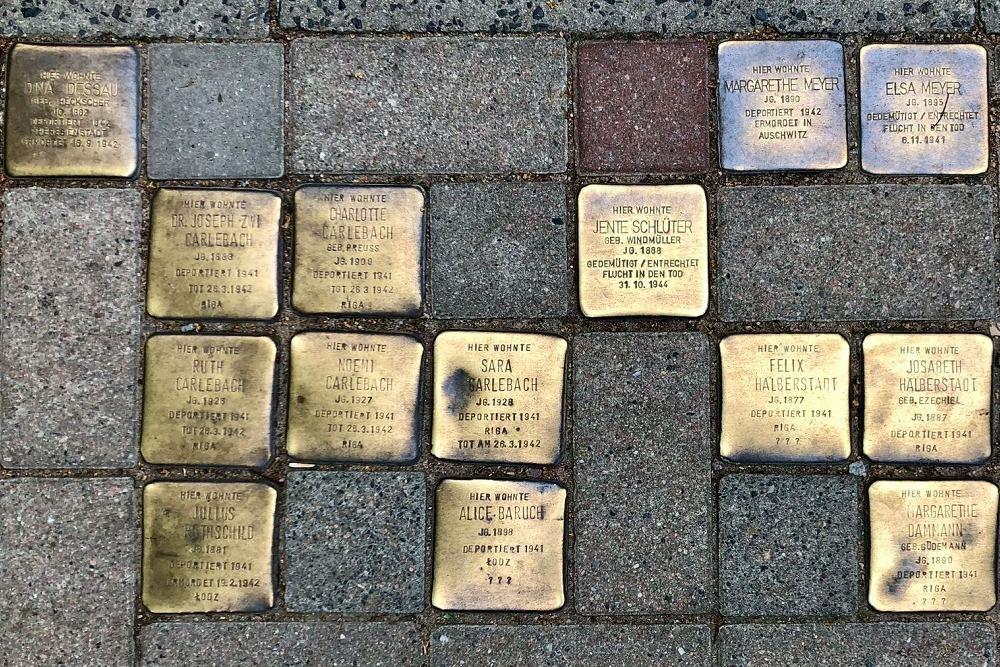 Stolpersteine Hallerstrae 76 #2