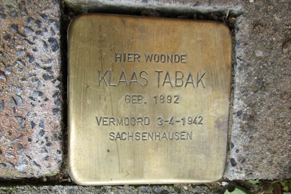 Stolperstein Rietstraat 17