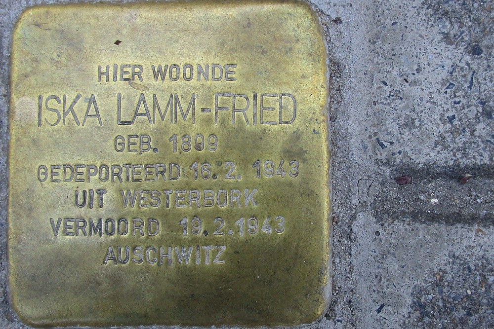 Stolpersteine Sophiastraat 46 #4