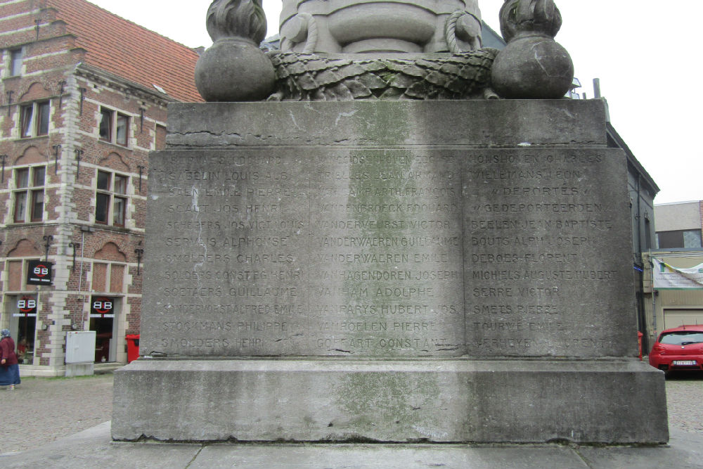 Monument Eerste Wereldoorlog Tienen #3