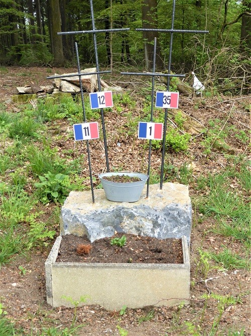 Memorials Fallen German and French Soldiers Ochamps #3
