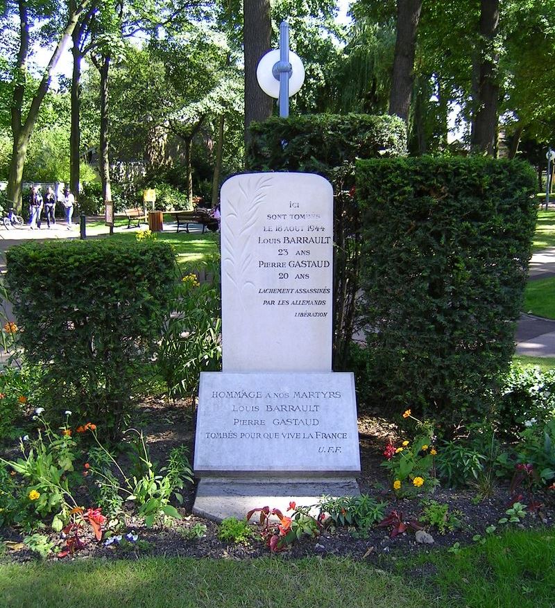 Monument Louis Barrault en Pierre Gastaud #1